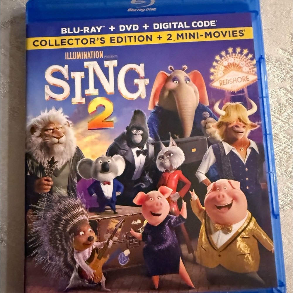 Sing 2 Blu-ray + DVD Collector's Edition